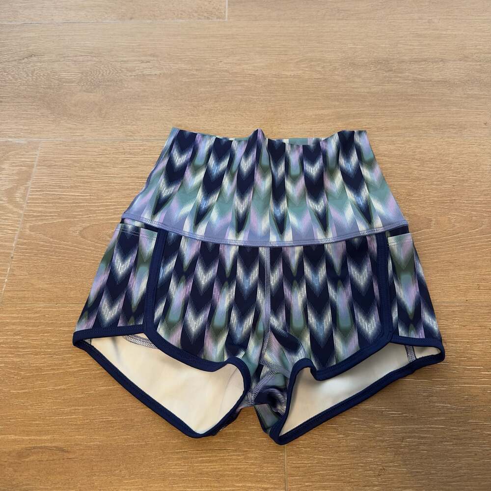 FP Movement Printed High-Rise Shorts Size XS